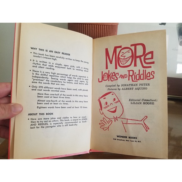 More Jokes and Riddles an Easy Reader Book Children's Book - Picture 2 of 10